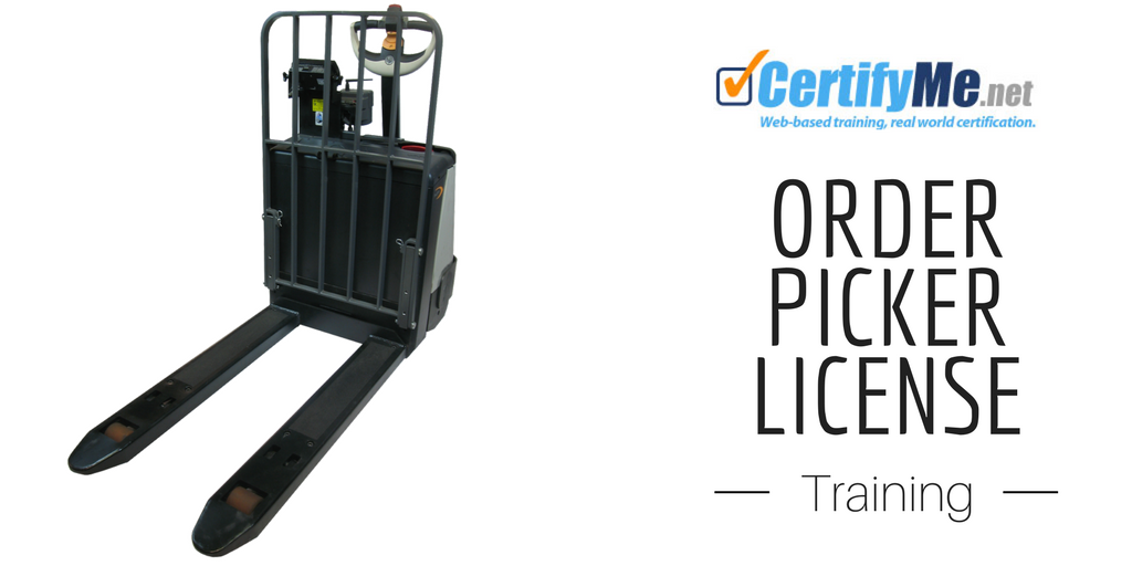 Order Picker Training and Certification Online Today