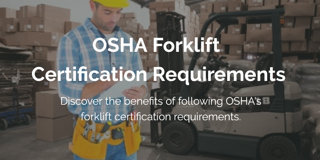 osha forklift certification