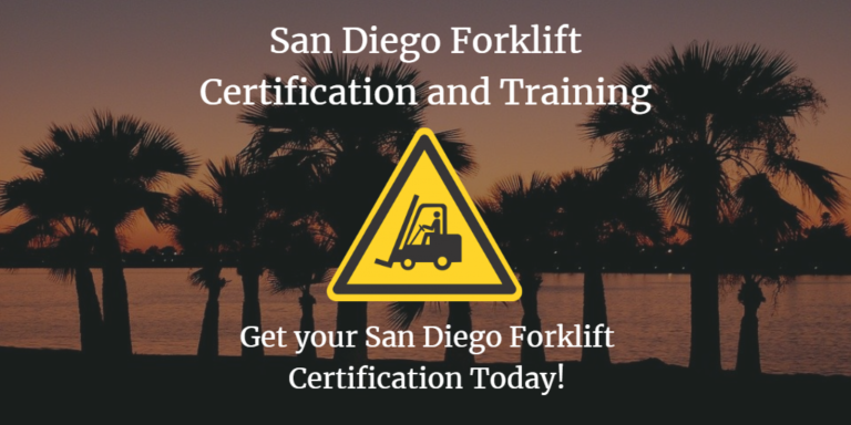 San Diego Forklift Certification Start Your Training with CertifyMe net