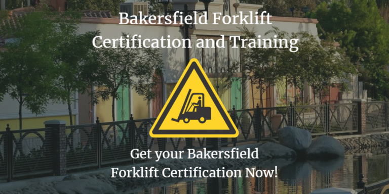 Forklift Certification Bakersfield 2024 | Get Certified Online Today in