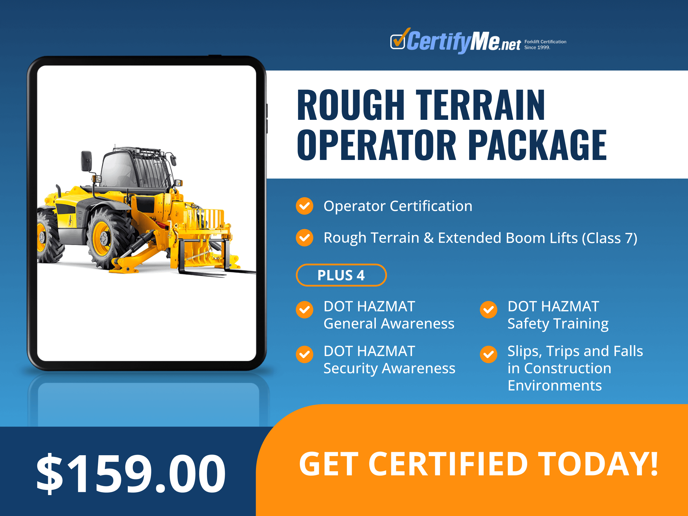 Rough Terrain Operator Package